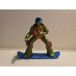 2013 McDonalds Toy TMNT Teenage Mutant Ninja Turtle - Leonardo Skate Board